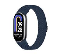 CINTURINO INF Cinturino elastico in nylon per orologio per Xiaomi 8/9 (14mm) Blu,