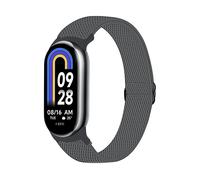 CINTURINO INF Cinturino elastico in nylon per orologio per Xiaomi 8/9 (14mm) grigio scuro,