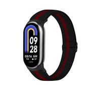 CINTURINO INF Cinturino elastico in nylon per orologio per Xiaomi 8/9 (14mm) rosso+nero,