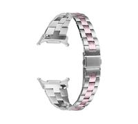 CINTURINO INF Cinturino in Acciaio Inossidabile per Samsung Galaxy Watch8 Rosa,