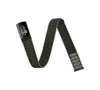 CINTURINO INF Cinturino in Nylon per Fitbit Charge 5/6 Verde Militare Verde,