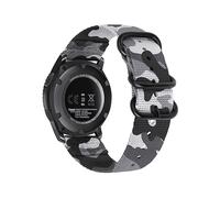 CINTURINO INF Cinturino in nylon per Samsung Galaxy Watch 4 e Huawei GT 4 Grigio mimetico,