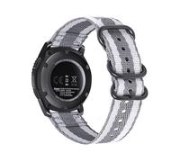 CINTURINO INF Cinturino in nylon per Samsung Galaxy Watch 4 e Huawei GT 4 Twill grigio,