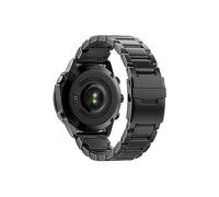 CINTURINO INF Cinturino Premium in Titanio a Sgancio Rapido da 26 mm per Garmin Nero,