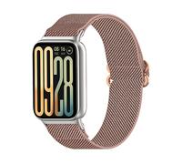 CINTURINO INF elastico in nylon rosa oro per Xiaomi Mi Band 9 Pro / Redmi oro rosa, Nylon elasticizzato