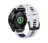 CINTURINO INF Elegante cinturino a sgancio rapido per Fenix 7PRO Bianco + Blu,