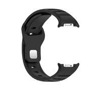 CINTURINO INF Elegante cinturino in silicone per Galaxy Watch8 e Watch Ultra2 Nero,