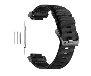 CINTURINO INF GA110/100, DW5600, GW5600 - in nylon resistente, compatibile con Casio G-Shock Nero, Nylon, acciaio inossidabile 304