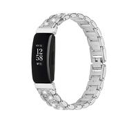 CINTURINO INF in acciaio inossidabile compatibile con Fitbit Inspire 1/2/HR Argento, Acciaio inossidabile