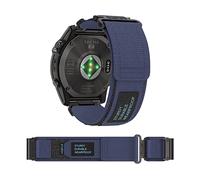 CINTURINO INF in nylon regolabile, compatibile con Garmin, chiusura in velcro Blu, Nylon