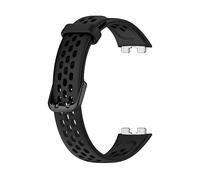 CINTURINO INF in silicone impermeabile per Huawei Band 8 e 9 Nero, Silicone