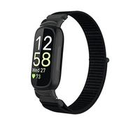 CINTURINO INF Inspire 3 - in nylon regolabile, compatibile con Fitbit Inspire 3 Nero, Nylon