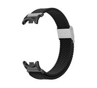 CINTURINO INF Mi Band 8/9 - in nylon intrecciato, compatibile con Xiaomi Mi Band 6, regolabile Nero, Nylon intrecciato