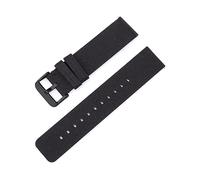 CINTURINO INF Modello 22mm - in tela, fibbia nera, regolabile Nero, Tela