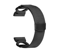 CINTURINO INF per orologio Versa 4 Cowhorn Milanese Nero, Acciaio inossidabile