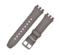 CINTURINO INF premium in silicone per orologio Swatch 19 Grigio, Silicone