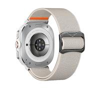 CINTURINO INF Starlight in nylon per Samsung Watch 7 Ultra Bianco, Nylon