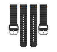 CINTURINO INF universale 20 mm in silicone impermeabile Nero, Silicone