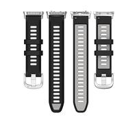 CINTURINO INF Watch D2 - in silicone impermeabile, compatibile con Huawei Nero+Grigio, silicone