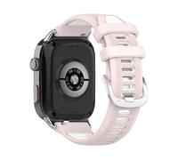 CINTURINO INF Watch D2 - in silicone impermeabile, compatibile con Huawei Watch D2, regolabile Rosa + Bianco,