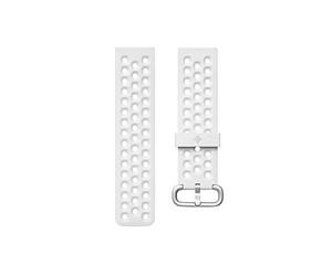 Cinturino intercambiabile Sport Fitbit Versa 2, Bianco, Larga
