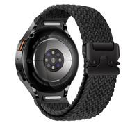 Cinturino intrecciato compatibile con Samsung Galaxy Watch 7/6/5/4/FE 40 mm 44 mm/5 Pro/6 4 Classic,One-Click No Gap Elastico Bracciale con Magnetico per Uomo Donna Nylon Sport Band