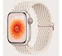 Cinturino intrecciato elastico compatibile con Apple Watch Band Ultra 49mm 45mm 44mm 46mm 42mm 41mm 40mm 38mm per uomo e donna, cinturino intrecciato in nylon morbido ed elastico, compatibile con Ultr