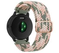 Cinturino intrecciato per Samsung Galaxy Watch 7/6/5/4, 40 mm, 44 mm, 5 Pro, 45 mm, Watch 6/4 Classic, 42 mm, 46 mm, unisex, in nylon, elastico da 20 mm, cinturino di ricambio regolabile (rosa