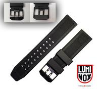 Cinturino Luminox 23Mm 3050 3150 3080 3950 8400 8800 NAVY SEAL FIBBIA NERA