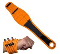 Cinturino magnetico da polso, cintura per attrezzi da polso, cinturino per attrezzi con potenti magneti, gadget per meccanici, fai da te, lavoratori edili, elettricisti, uomini