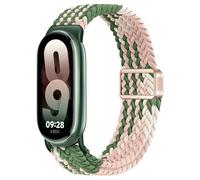 Cinturino magnetico in nylon compatibile con Xiaomi Mi Band 9/8, traspirante, regolabile, con chiusura magnetica scorrevole, For MI band 8/9, Agata