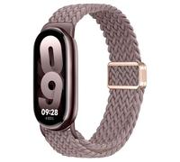 Cinturino magnetico in nylon compatibile con Xiaomi Mi Band 9/8, traspirante, regolabile, con chiusura magnetica scorrevole, For MI band 8/9, Agata