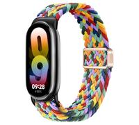 Cinturino magnetico in nylon compatibile con Xiaomi Mi Band 9/8, traspirante, regolabile, con chiusura magnetica scorrevole, For MI band 8/9, Agata