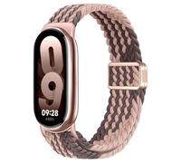 Cinturino magnetico in nylon compatibile con Xiaomi Mi Band 9/8, traspirante, regolabile, con chiusura magnetica scorrevole, For MI band 8/9, Agata