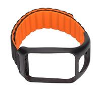 Cinturino magnetico in silicone per orologio, cinturino di ricambio per Runner 2 e 3, serie Spark, braccialetto con chiusura magnetica regolabile e morbido, comodo e adatto (Nero Arancione)