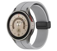 Cinturino magnetico in silicone per Samsung Galaxy Watch 7/6/5/4/FE 40 mm 44 mm/per Samsung Galaxy Watch 5 Pro Band 45 mm/Galaxy Watch 6 Classic 47 mm 43 mm/4 Classic 46 mm 42 mm uomo/donna, cinturino