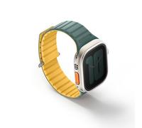 Cinturino magnetico per Apple Watch Uniq Revix Evo, verde-giallo