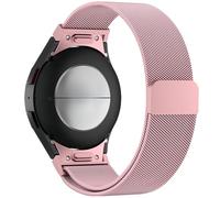 Cinturino metallico magnetico acciaio inossidabile Compatible with Samsung Galaxy Watch FE 7 6 5 4 Band 40 44mm/6 Classic 43 47mm/4 Classic 42 46mm/5 Pro 45mm, Cinturino metallico no-gap, Rosa