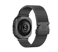 Cinturino Milanese Loop for Samsung Galaxy Watch7 Ultra 47mm No Gaps Cinturino in titanio for GALAXY ULTRA Band(Black)