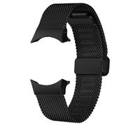 Samsung Milanese Band small Cinturino Smartwatch in Acciao Inox per Galaxy Watch4 40mm, Watch5 40mm, Watch6 40mm, Black