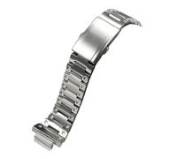 Cinturino modificato compatibile con Casio Gshock GW-M5610 DW5600 GW-5000 G-5600 GA2100 GM5600 GM2100 for orologio in acciaio inossidabile da uomo 16 mm(Silver,5610 series)