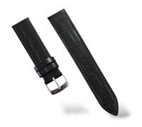 CINTURINO MORELLATO PER OROLOGIO IN VITELLO STAMPA ALLIGATORE NERO