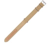 CINTURINO MORELLATO WATCH BAND TIPO HAMILTON NATO CANVASS PELLE BEIGE