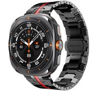 Cinturino Nero e Rosso per Samsung Watch 7 Ultra (47MM)