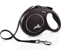 Cinturino New Classic L 8 M Nero per Cani Fino a 50 Kg