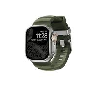 NOMAD Sport Band Rocky Point Forest Per Apple Watch - Cinturino Robusto Per Apple Watch Da 46/49 Mm Con Hardware In Titanio Naturale, Ideale Per Uomini E Donne.