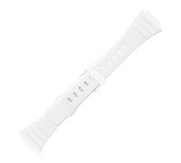 CINTURINO ORIGINALE CASIO W-215H 7A 7A2 BIANCO RICAMBIO UFFICIALE IN RESINA