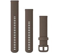 Cinturino Originale Garmin, 20mm, Sgancio rapido, Silicone, Cocoa