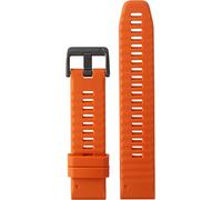 Cinturino Originale Garmin per le serie fēnix 5, 6, 7, Instinct, Instinct 2, Epix (Gen 2), Forerunner 935, 945, 955, quatix 5, 6, 7 e MARQ, 22mm, QuickFit, Silicone, Ember Orange
