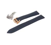 Cinturino Orologio 16mm IN Pelle Da Vitello Blu Con Cappio Originali